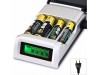 Taffware C905W Smart Battery Charger with LCD for AA AAA